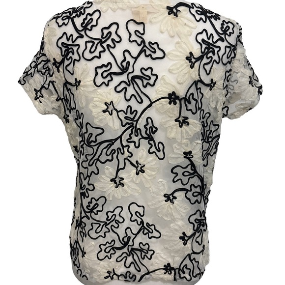 Anthropologie Meadow Rue Sheer Floral Shirt - Size M - Picture 3 of 7
